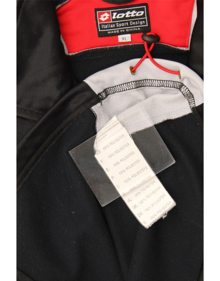Ανδρική φόρμα Lotto Top Jacket XL Μαύρο Colourblock Πολυεστέρας