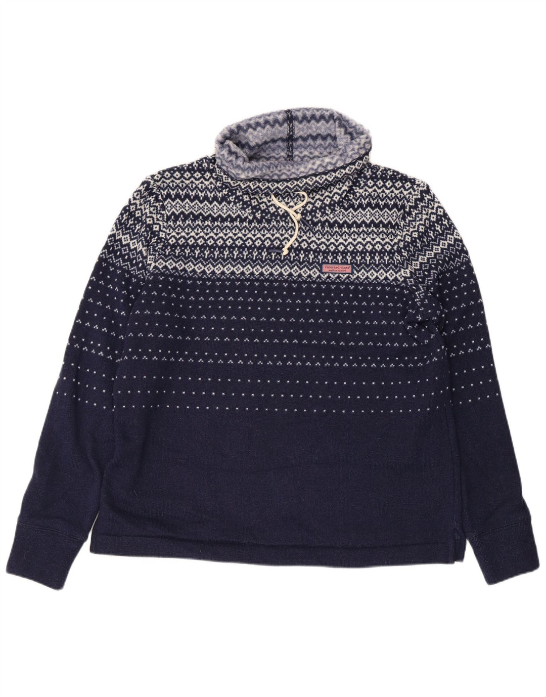 VINEYARD VINES Γυναικεία φούτερ Jumper UK 14 Medium Navy Blue Fair Isle