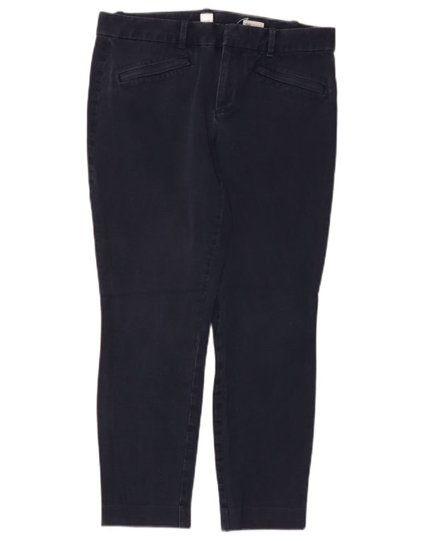 Gap Γυναικείο Skinny Cropped Παντελόνι UK 10 Small W32 L25 Navy Blue Cotton