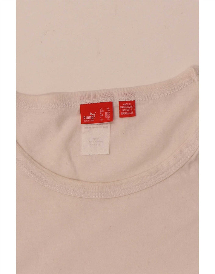 Ανδρικό T-Shirt Puma Top XL Λευκό βαμβακερό