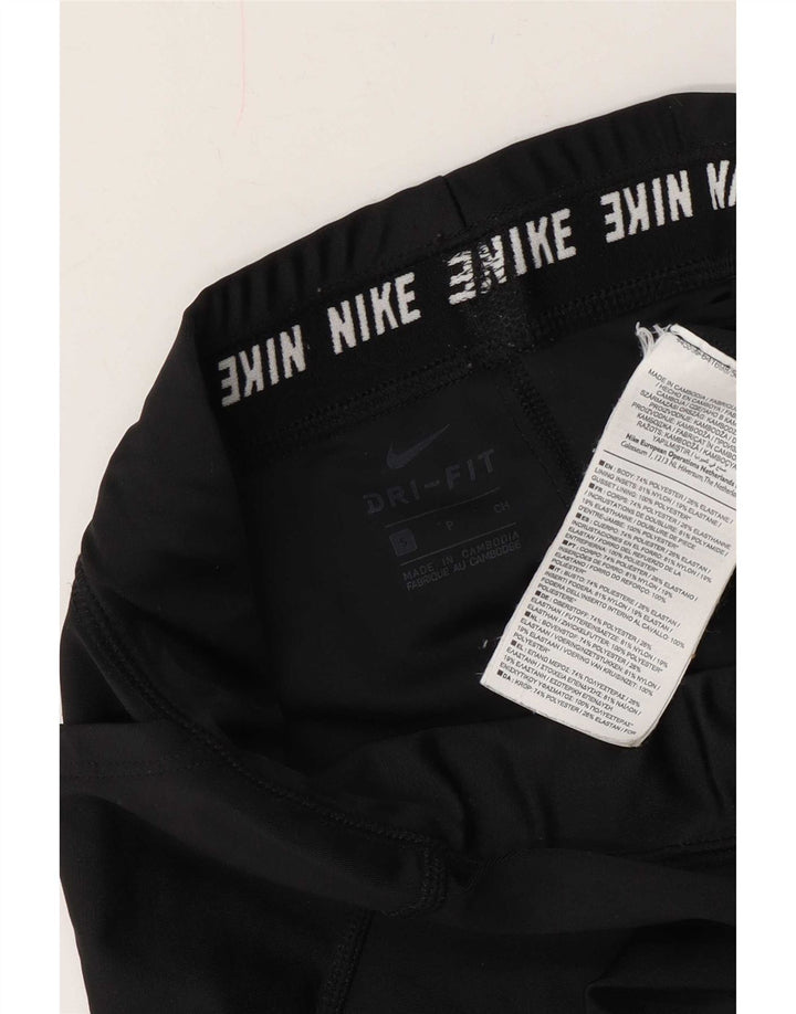 Γυναικείο κολάν Nike Dri Fit Μικρό μαύρο ριγέ πολυεστέρα