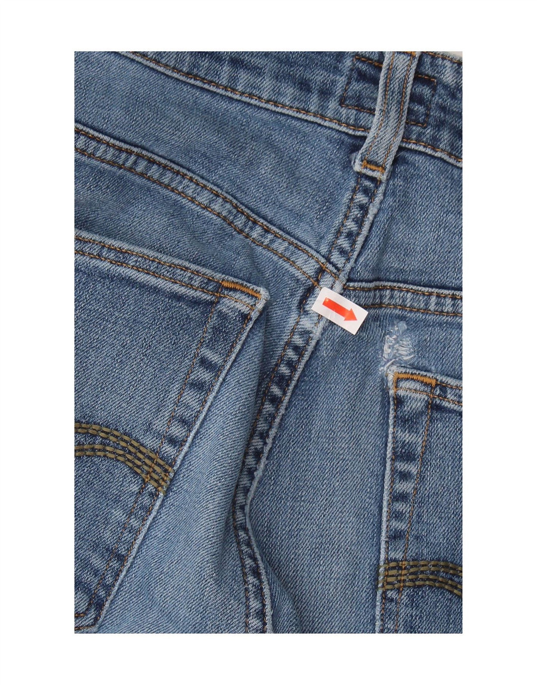 TRUSSARDI Womens Straight Jeans W31 L30 Blue Cotton