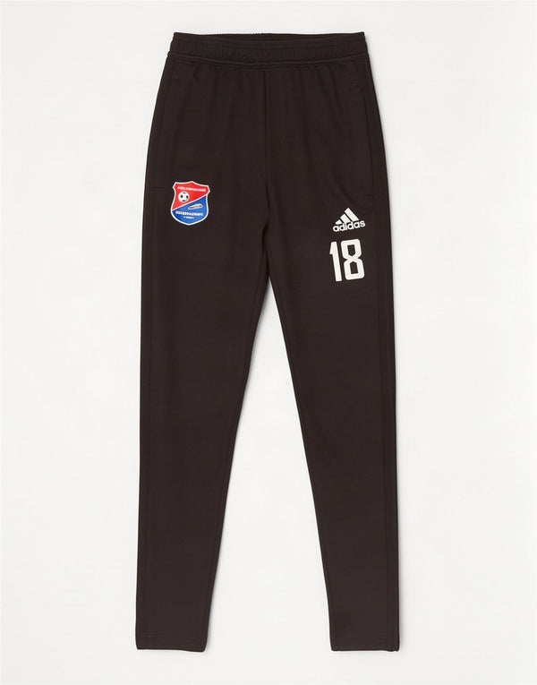 Ανδρική φόρμα γυμναστικής γραφικής Adidas, μικρό μαύρο πολυεστέρα