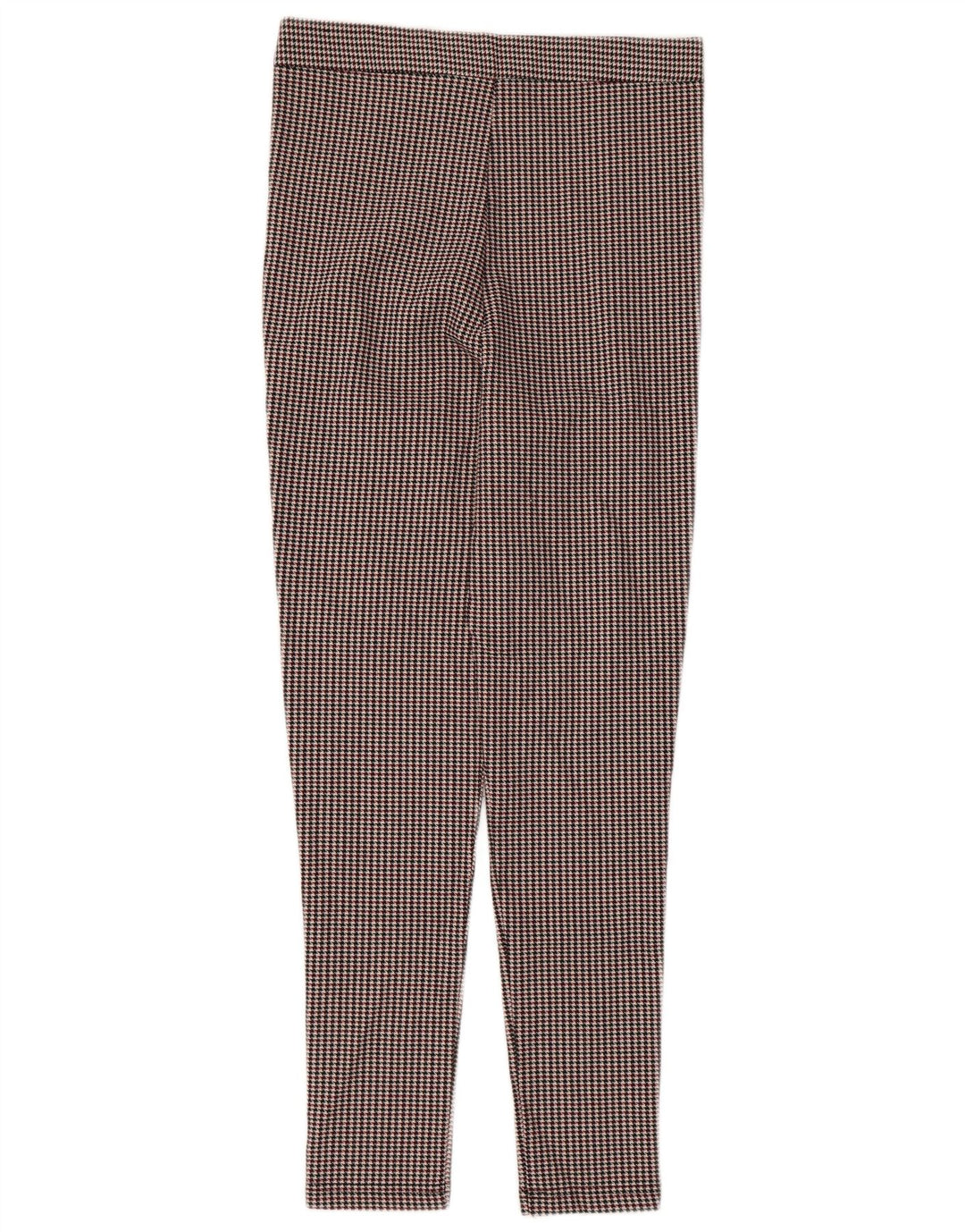 ZARA Γυναικείο Slim Suit Παντελόνι Medium W28 L27 Πολύχρωμο Houndstooth