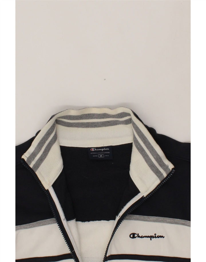 CHAMPION Womens Tracksuit Top Jacket Medium Grey Colourblock Vintage Champion and Second-Hand Champion from Messina Hembry 