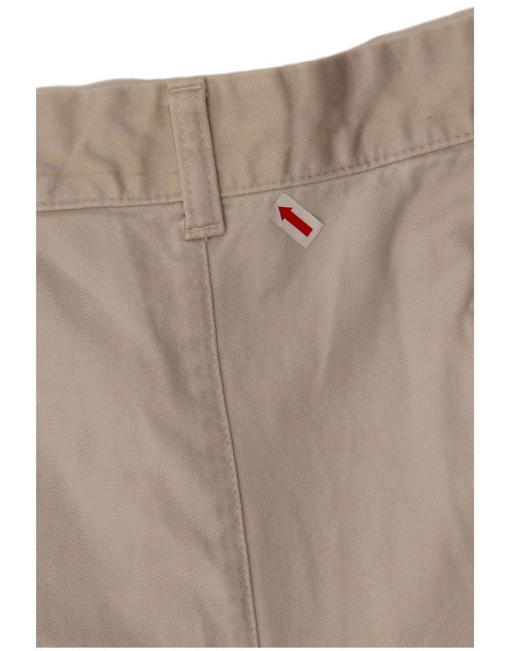 EDDIE BAUER Mens Pegged Chino Shorts W42 2XL  Grey Cotton