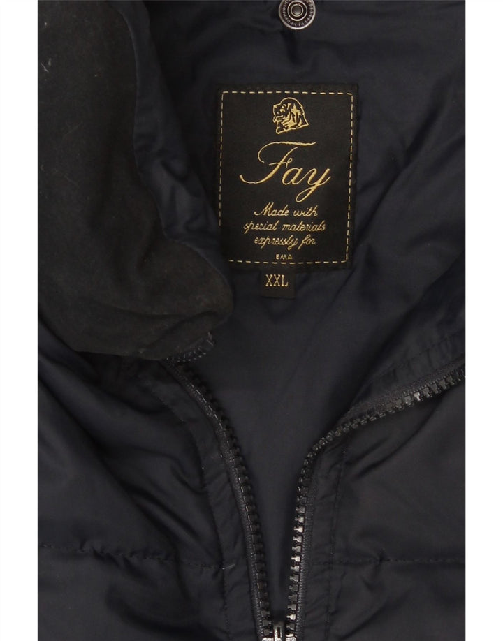 Ανδρικό μπουφάν Fay με επένδυση UK 44 2XL Navy Blue Polyamide