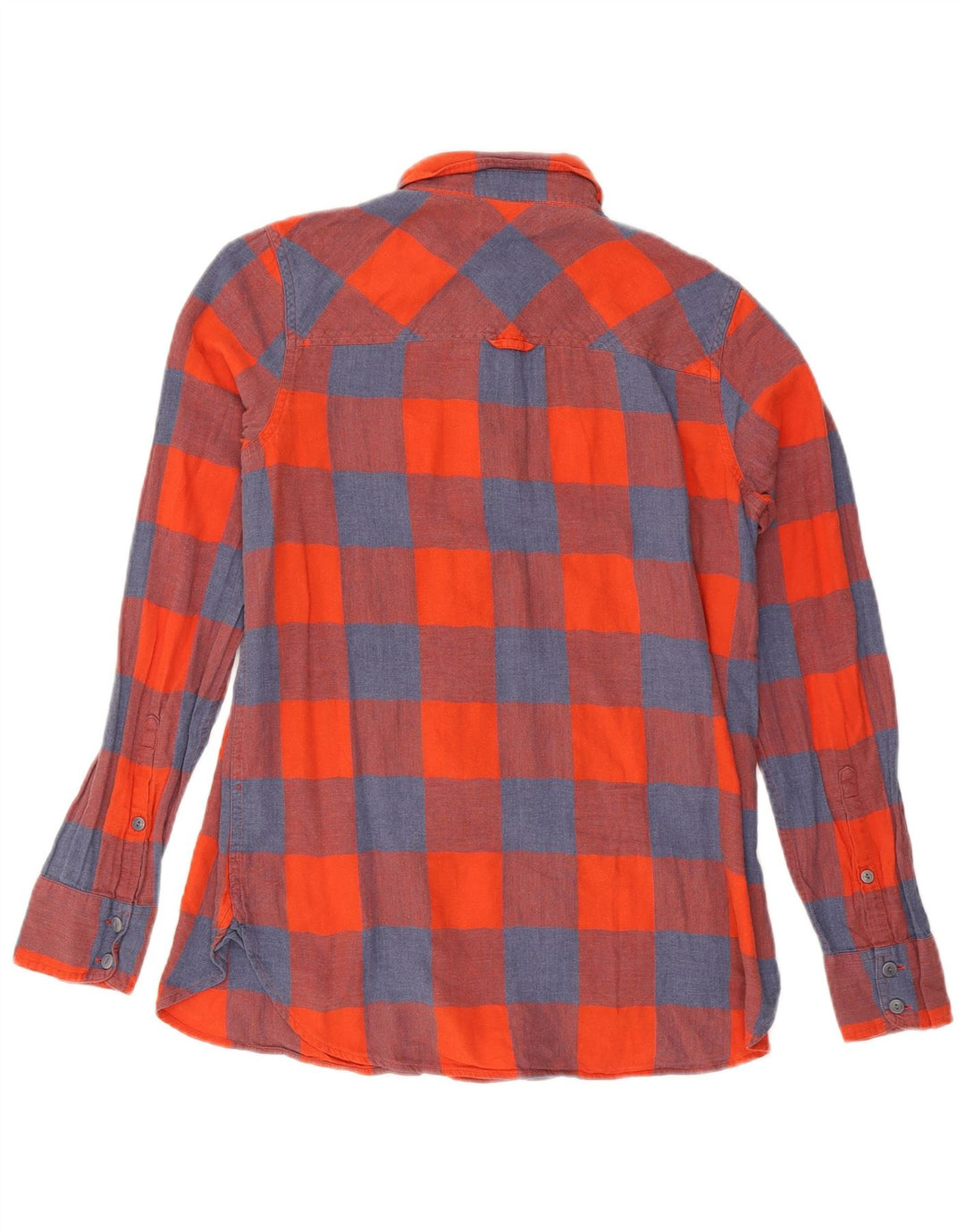 Γυναικείο φανελένιο πουκάμισο J. Crew US 4 Small Red Check Cotton