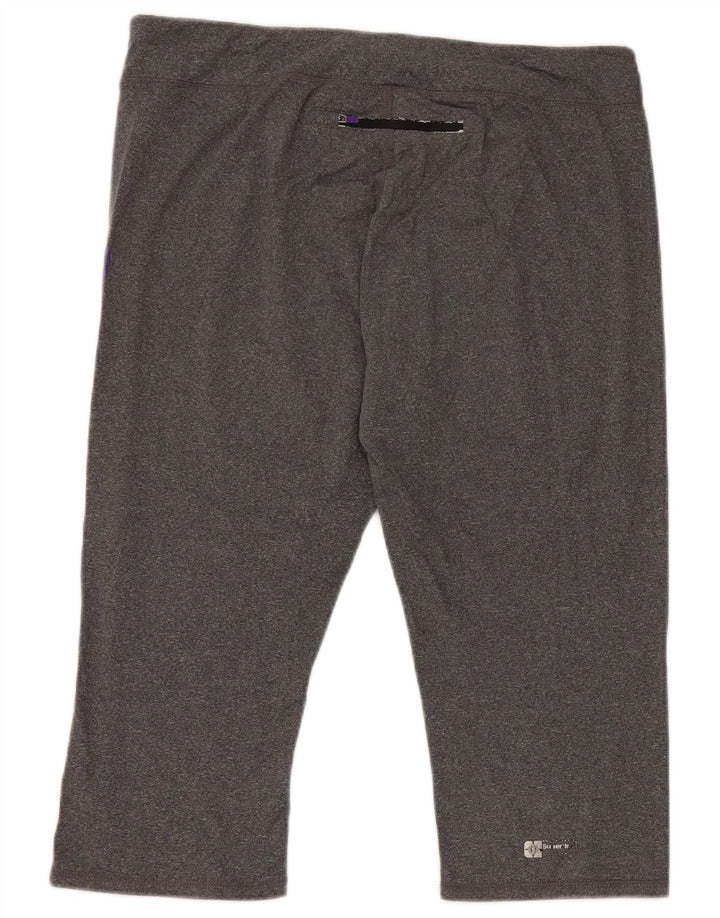 Γυναικεία γραφικά κολάν κάπρι SUPERDRY UK 14 Large Grey Polyester