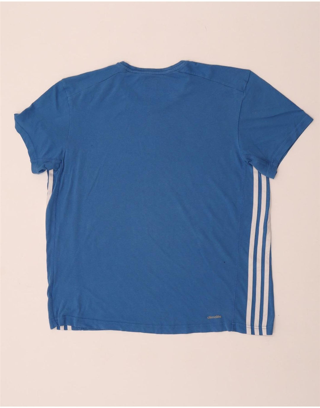 Adidas Ανδρικό T-Shirt Climalite Top μεγάλο μπλε βαμβακερό