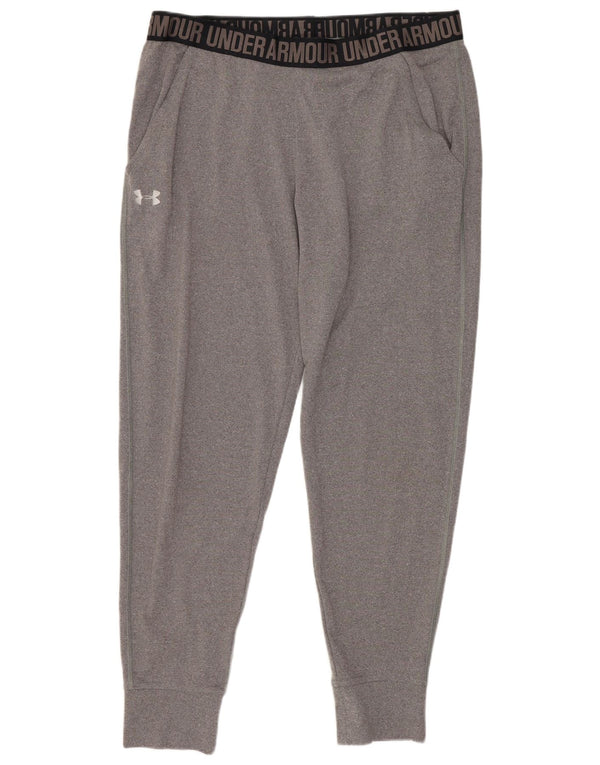 Under Armour Mens Heat Gear Tracksuit Trousers Joggers Small Grey