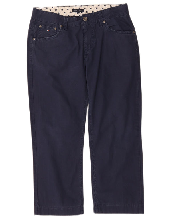 Tommy Hilfiger Boys Straight Cropped Παντελόνι 15-16 ετών W32 L23 Navy Blue