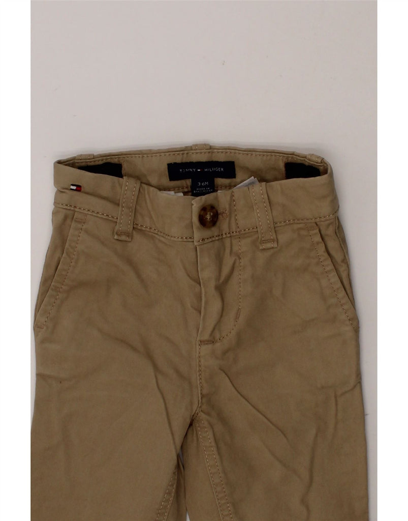 TOMMY HILFIGER Baby Boys Regular Fit Chino Trousers 3-6 Months W16  Brown Vintage Tommy Hilfiger and Second-Hand Tommy Hilfiger from Messina Hembry 