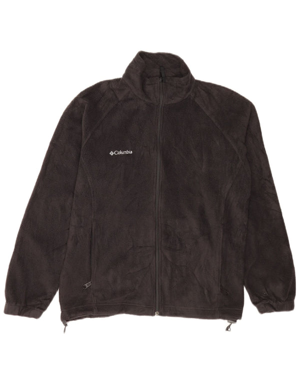 Columbia Ανδρικό Fleece Jacket UK 38 Medium Black Polyester