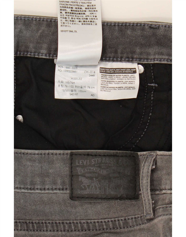 Γυναικείο Levi's 711 Skinny Jeans W30 L32 Γκρι βαμβακερό