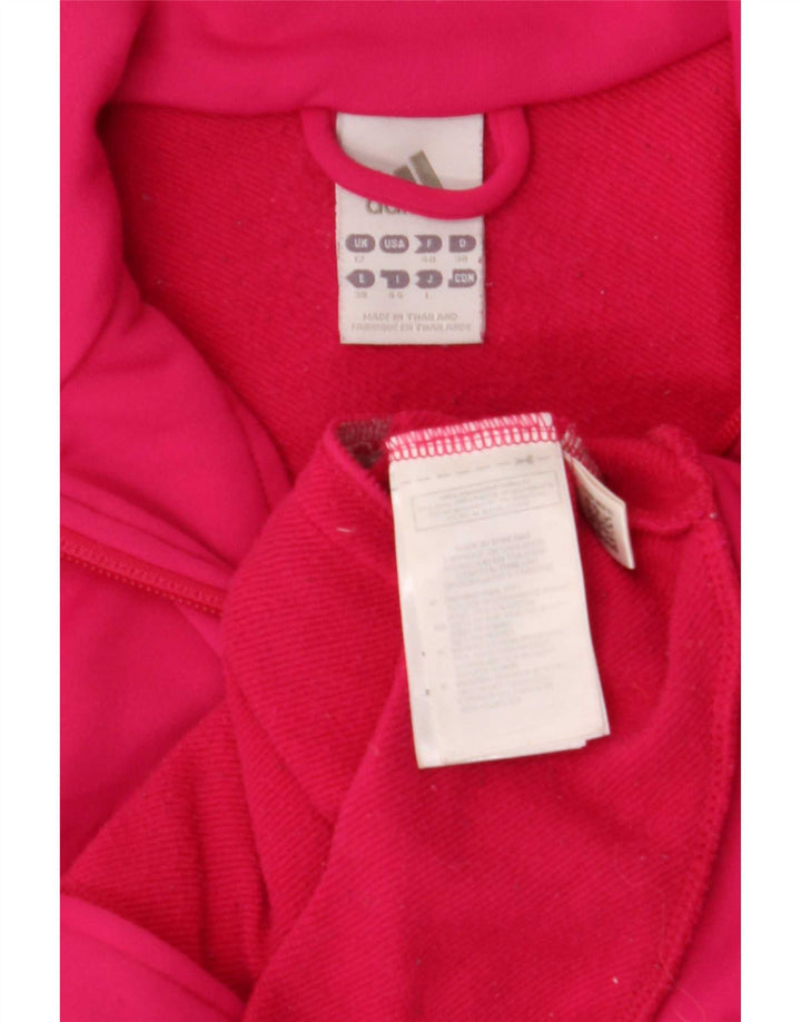 Γυναικεία αθλητική φόρμα Adidas Top Jacket UK 12 Medium Pink Polyester