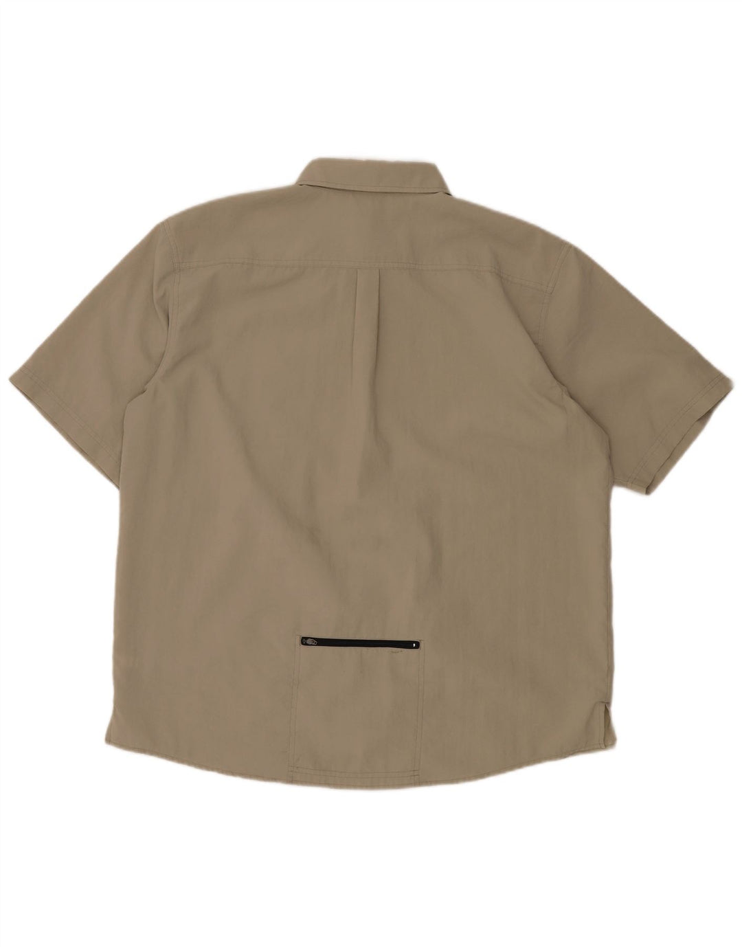 Ανδρικό κοντομάνικο μπλουζάκι ADIDAS UK 46/48 XL Μπεζ πολυεστέρας