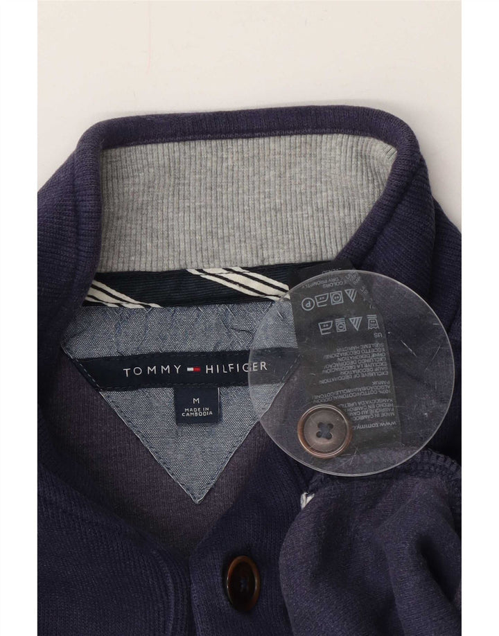 Ανδρική μπλούζα με λαιμόκοψη Tommy Hilfiger Jumper Medium Navy Blue Cotton