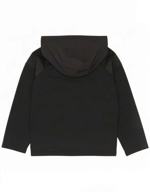 Nike Girls Zip Hoodie πουλόβερ 10-11 ετών Medium Black Colorblock