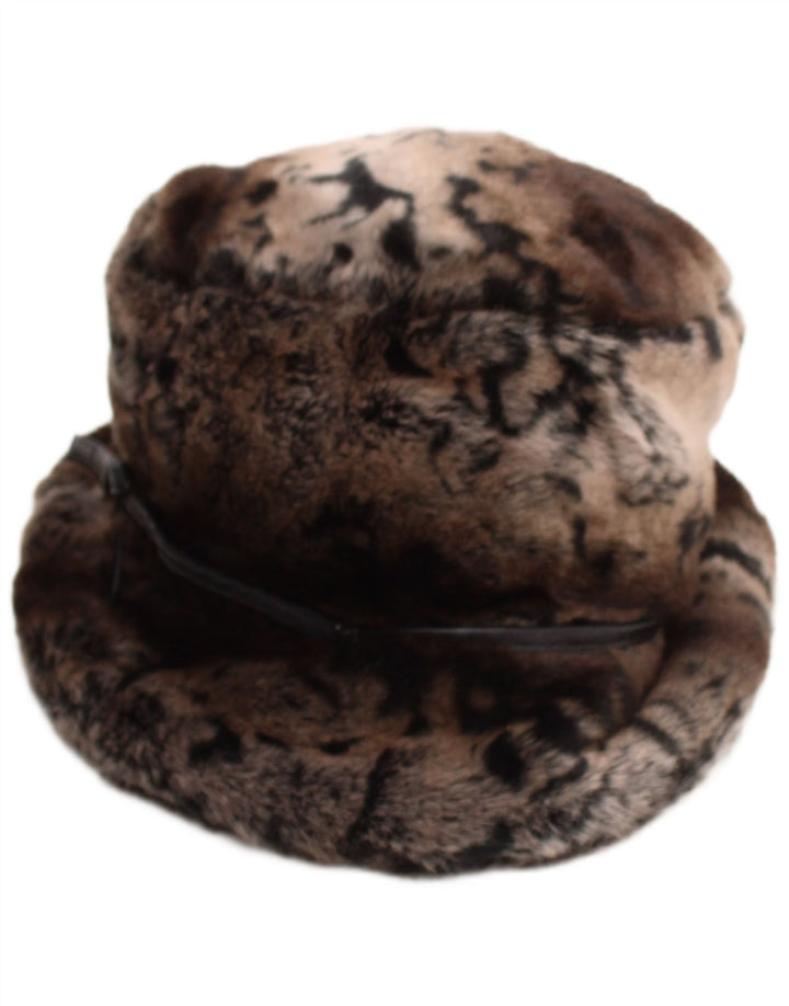 DENTS Womens Bucket Hat One Size Multicoloured Animal Print Classic
