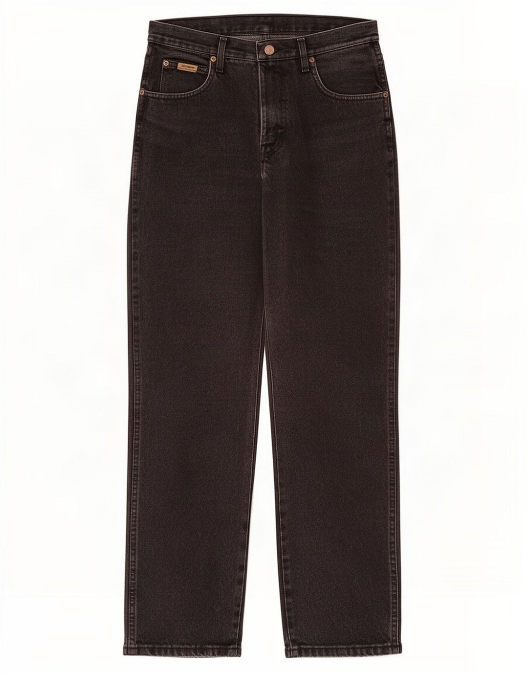 Ανδρικό τζιν Wrangler ίσιο W32 L32 Μαύρο