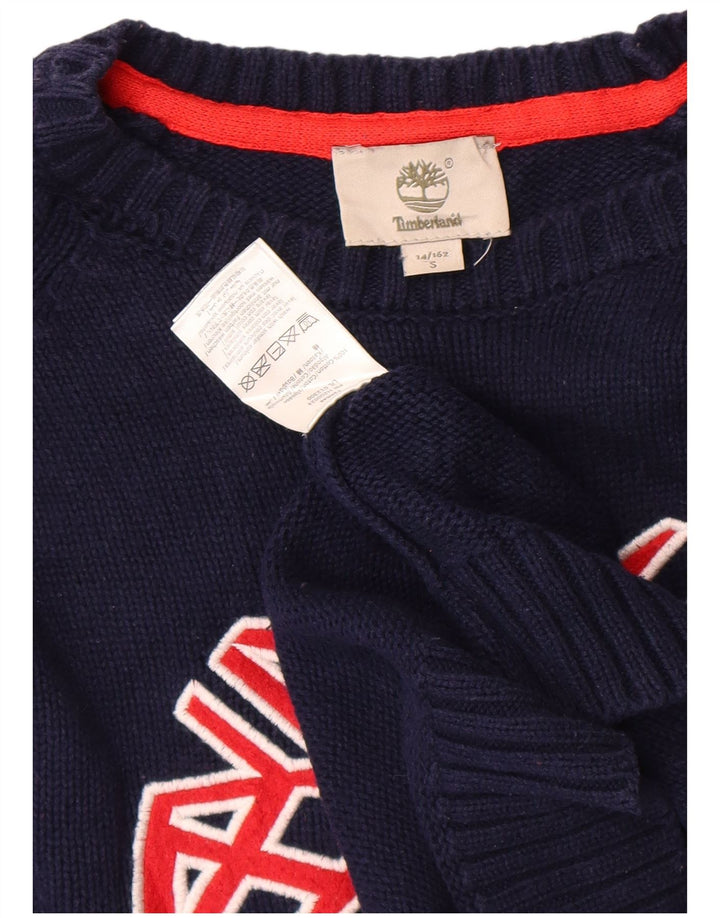Πουλόβερ Timberland Boys Crew Neck Jumper 13-14 Years Small Navy Blue