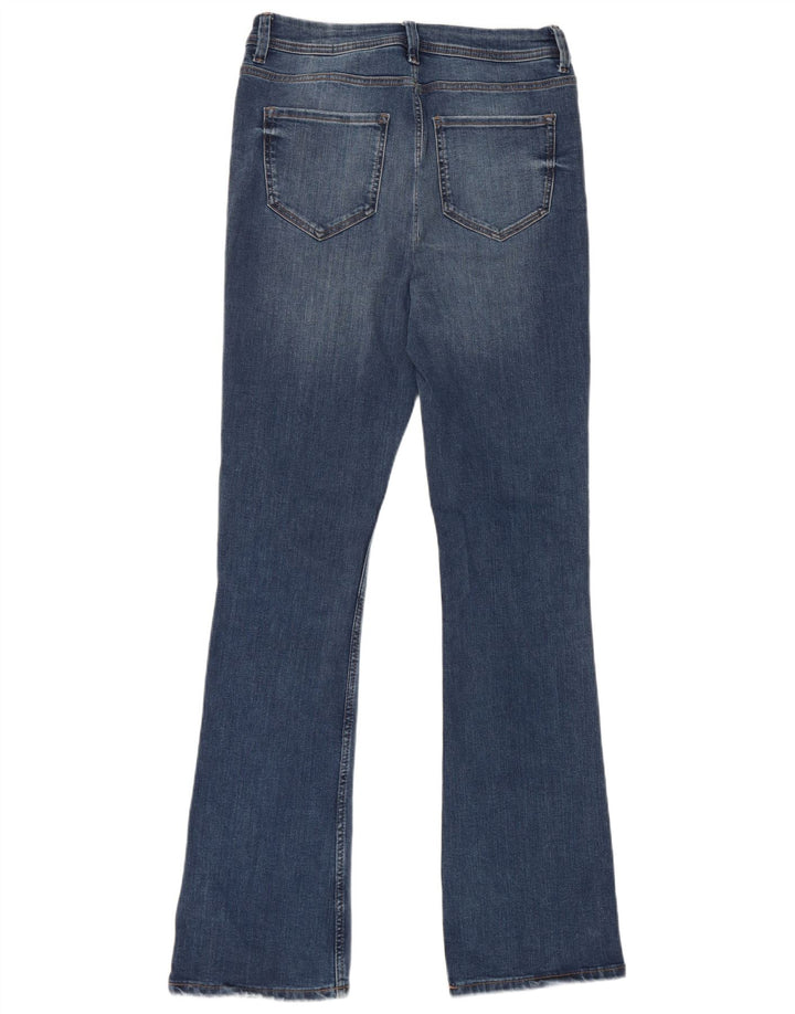 Marks & Spencer Γυναικεία μακρύ slim flared τζιν UK 12 Medium W28 L32 Blue