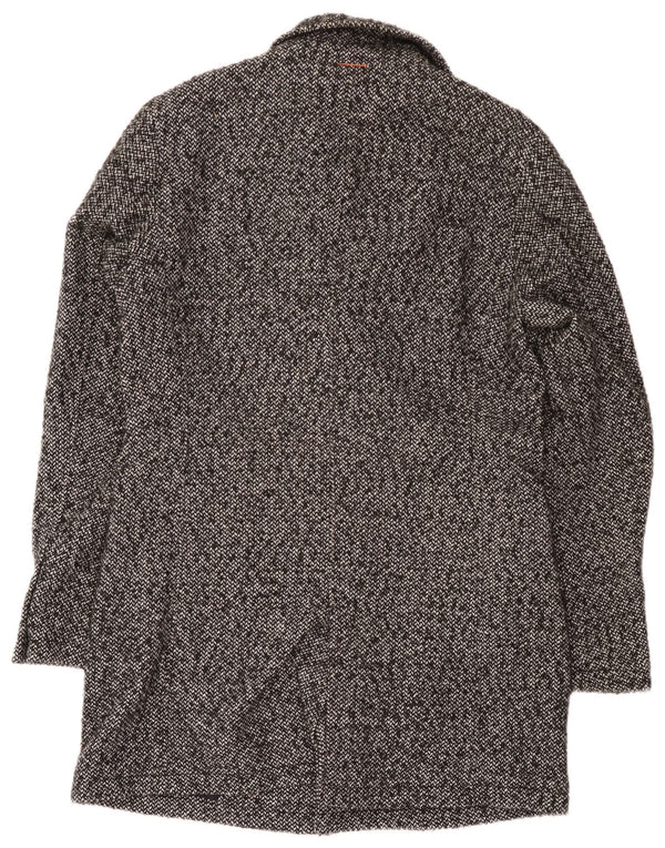 Ανδρικό πανωφόρι Hugo Boss UK 52 XL Πολυακρυλικό με γκρι φλύκταινες
