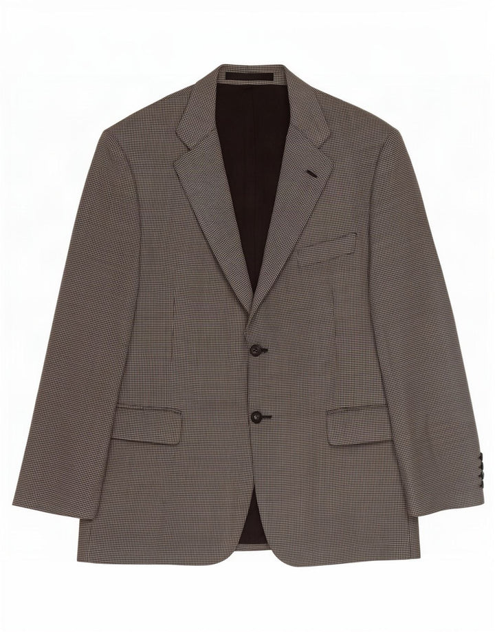 Marks & Spencer Ανδρικό σακάκι σακάκι με 2 κουμπιά UK 44 XL Black Houndstooth