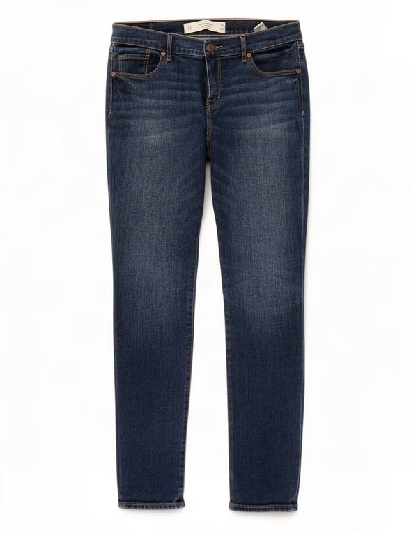 Abercrombie & Fitch Γυναικεία Skinny Jeans US 6 Medium W28 L29 Navy Blue