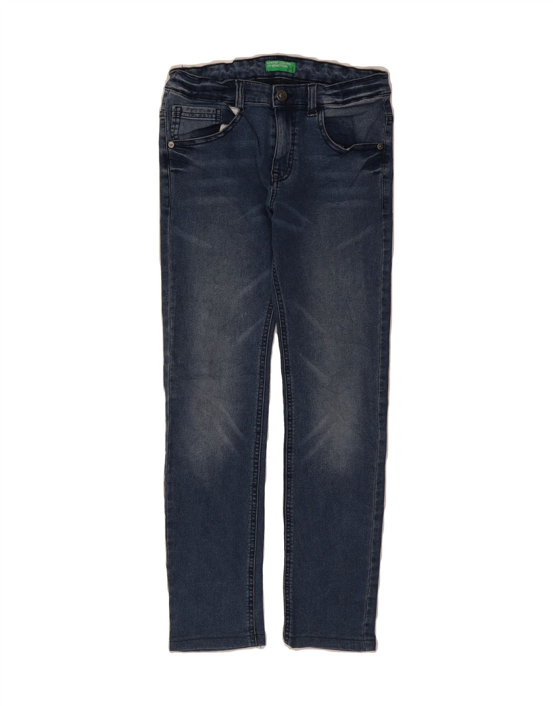 BENETTON Boys Slim Jeans 11-12 Years Medium W26 L26 Blue Vintage Benetton and Second-Hand Benetton from Messina Hembry 