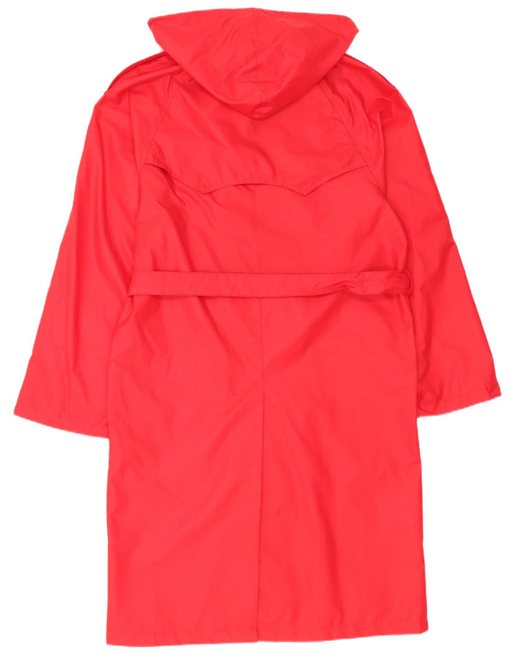 Fiorucci Γυναικεία καμπαρντίνα με κουκούλα UK 14 Medium Red Nylon