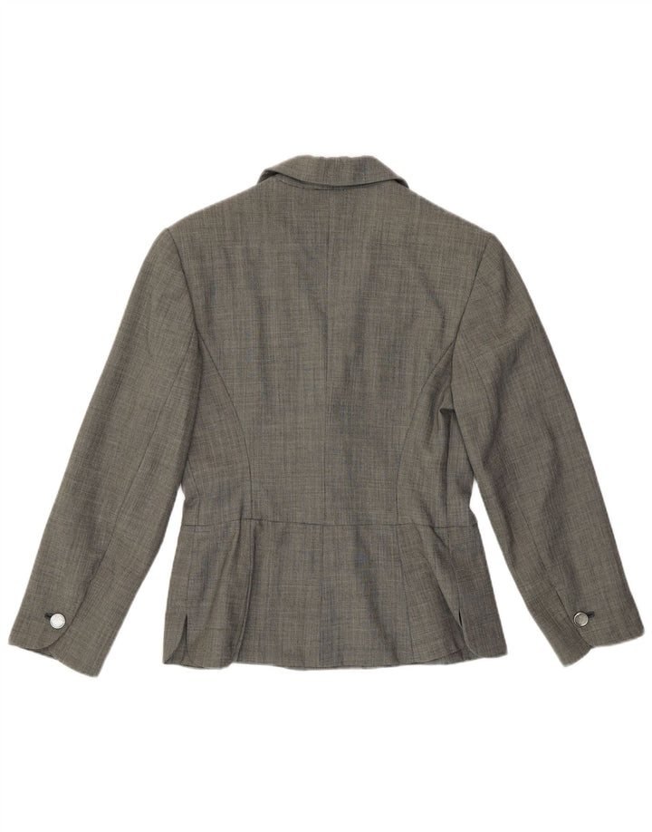 Byblos Γυναικείο μπλέιζερ με 2 κουμπιά μπουφάν UK 10 Small Grey