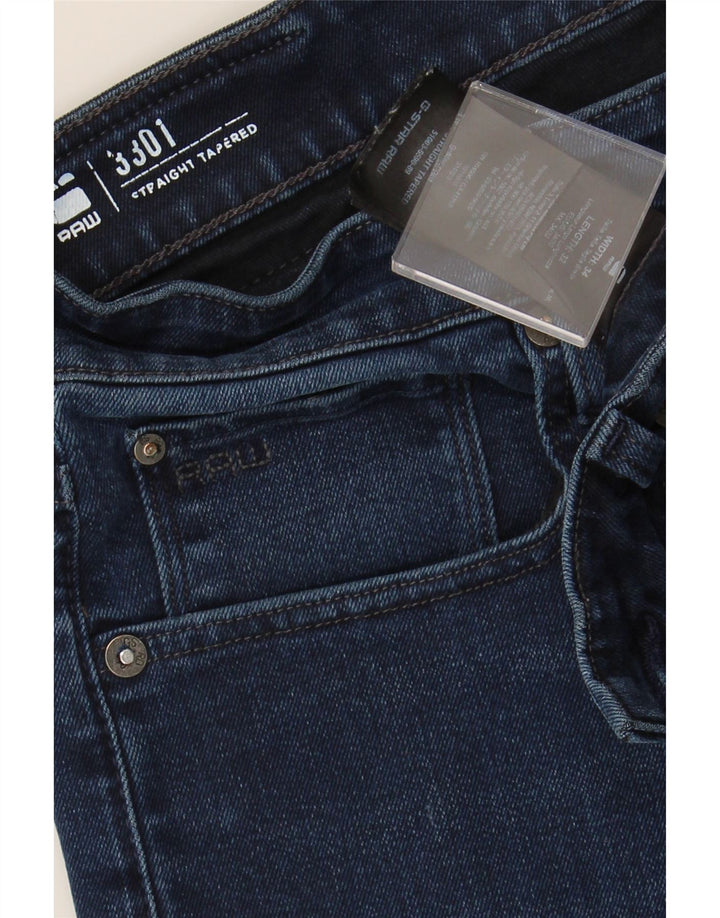 Ανδρικό τζιν ίσιο κωνικό G-STAR W34 L32, Μπλε, Βαμβακερό