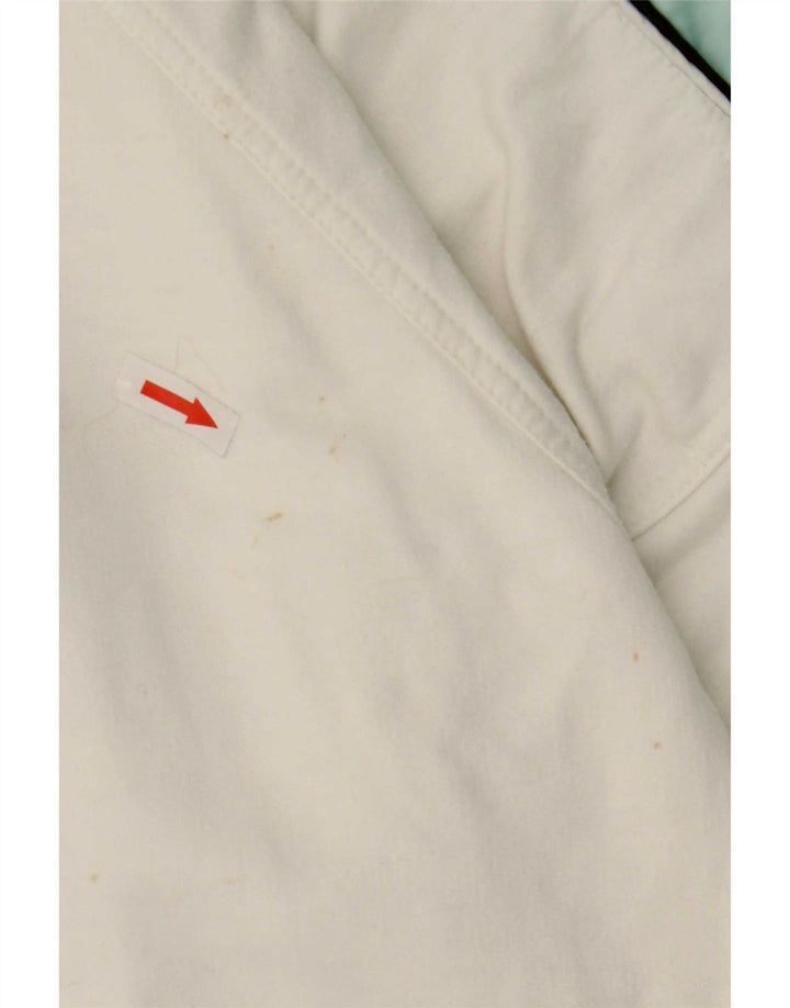 Ανδρικό φούτερ με λαιμόκοψη Ellesse Jumper σε μεγάλο λευκό χρώμα, βαμβακερό