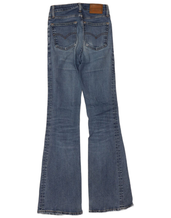 Levi's Womens 726 Flared Jeans W24 L32 Blue Cotton