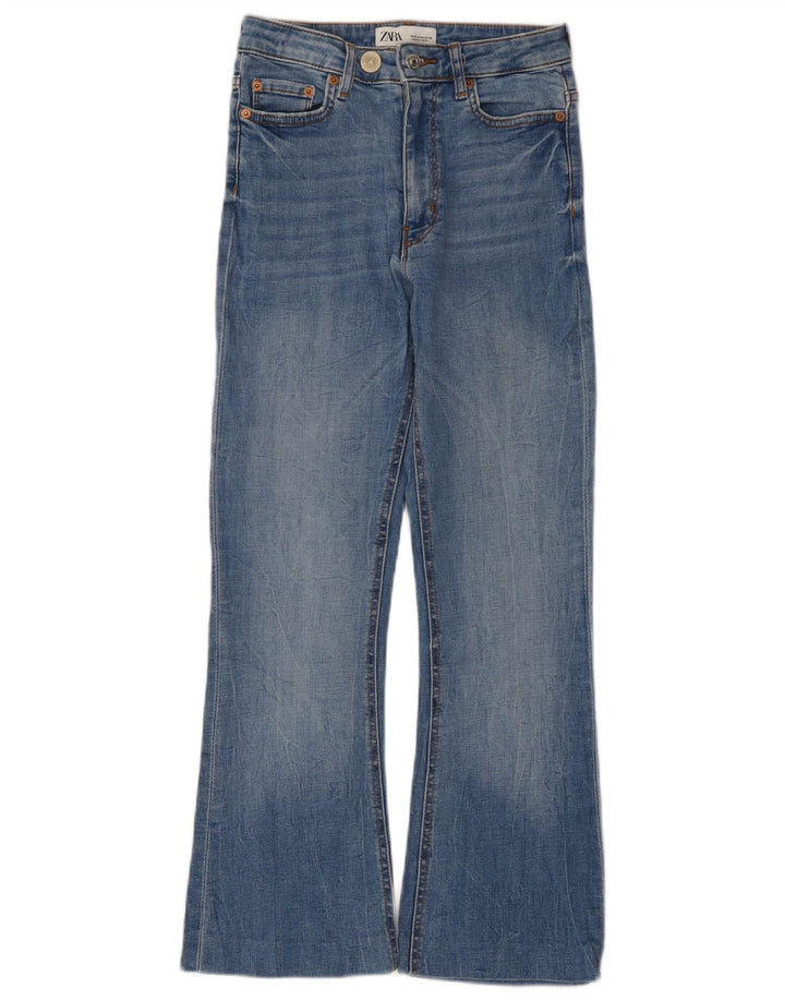 Zara Γυναικείο Τζιν μποτάκι EU 36 XS W26 L26 Μπλε