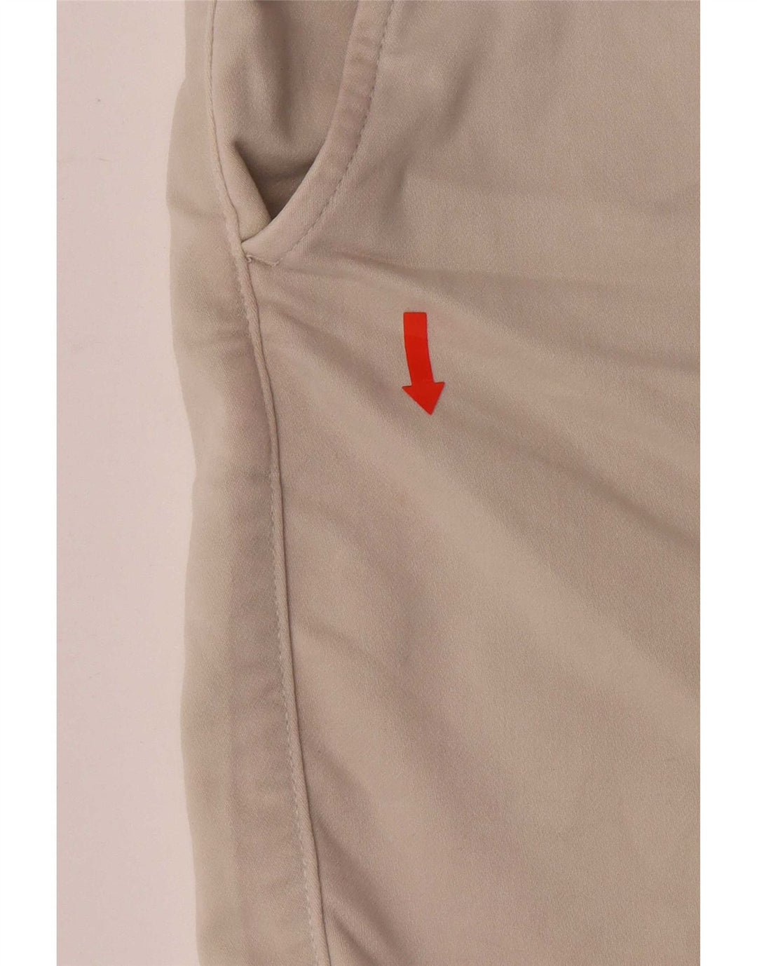 Ανδρικό αθλητικό σορτς Zara Regular Fit μεγάλο μπεζ βαμβακερό