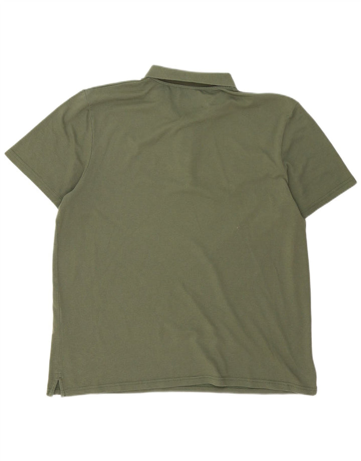 Ανδρικό πουκάμισο πόλο Lyle & Scott 2XL πράσινο βαμβακερό