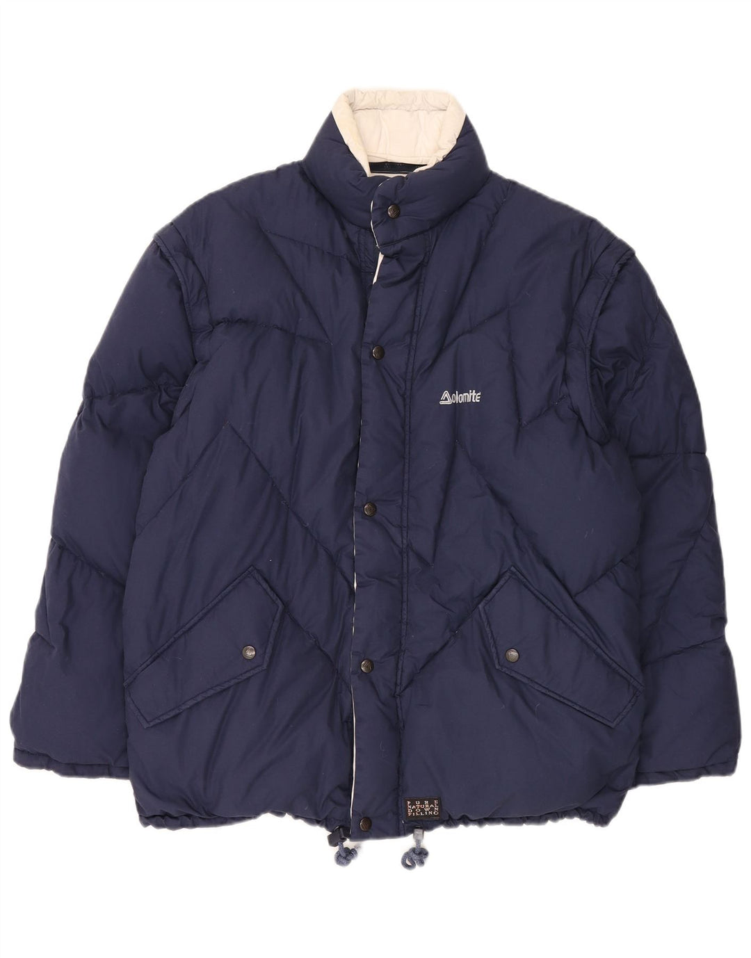 Ανδρικό μπουφάν Dolomite Reversible padded UK 38 Medium Navy Blue Polyester