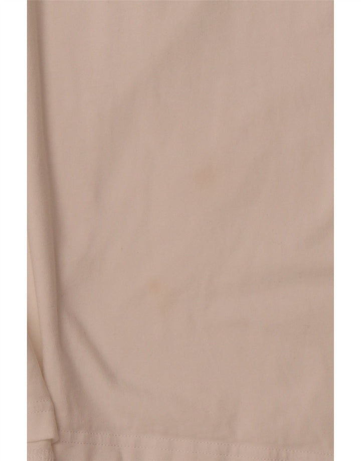 Γυναικείο αμάνικο μπλουζάκι ADIDAS UK 16 μεγάλο λευκό βαμβακερό