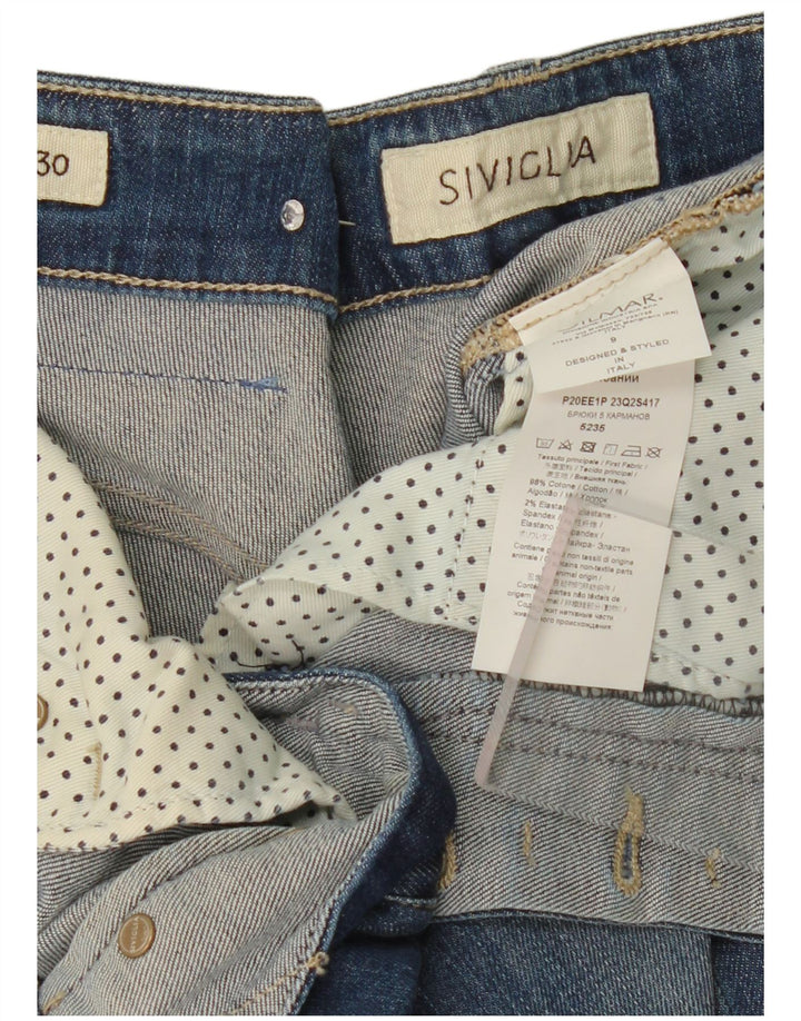 SIVIGLIA Γυναικείο Cropped Jeans W30 L26 Blue Cotton