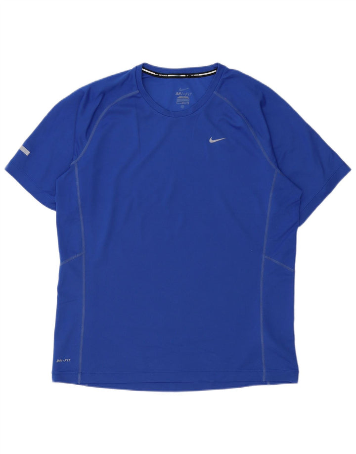 Ανδρικό μπλουζάκι Nike Dri Fit Top Large Blue Polyester