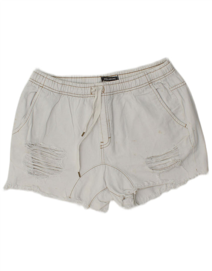 Billabong Γυναικείο τζιν σορτς W30, μεσαίο λευκό βαμβακερό