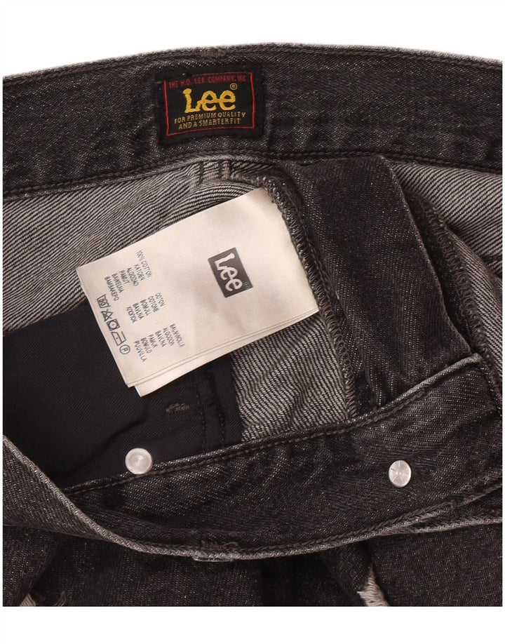 Lee Mens Distressed Slim Jeans W31 L32 Γκρι βαμβακερό