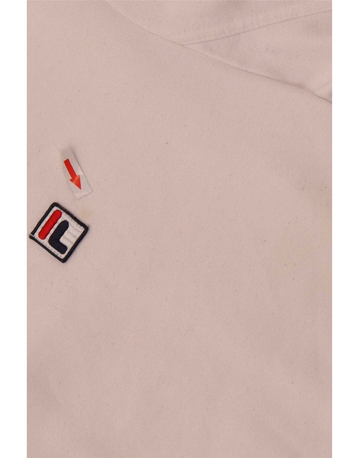 Fila Γυναικείο Φούτερ Jumper UK 14 Μεσαίο Λευκό Βαμβακερό