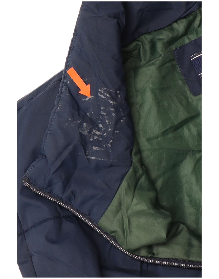 IZOD Ανδρικό padded Gilet UK 42 XL Navy Blue Polyester