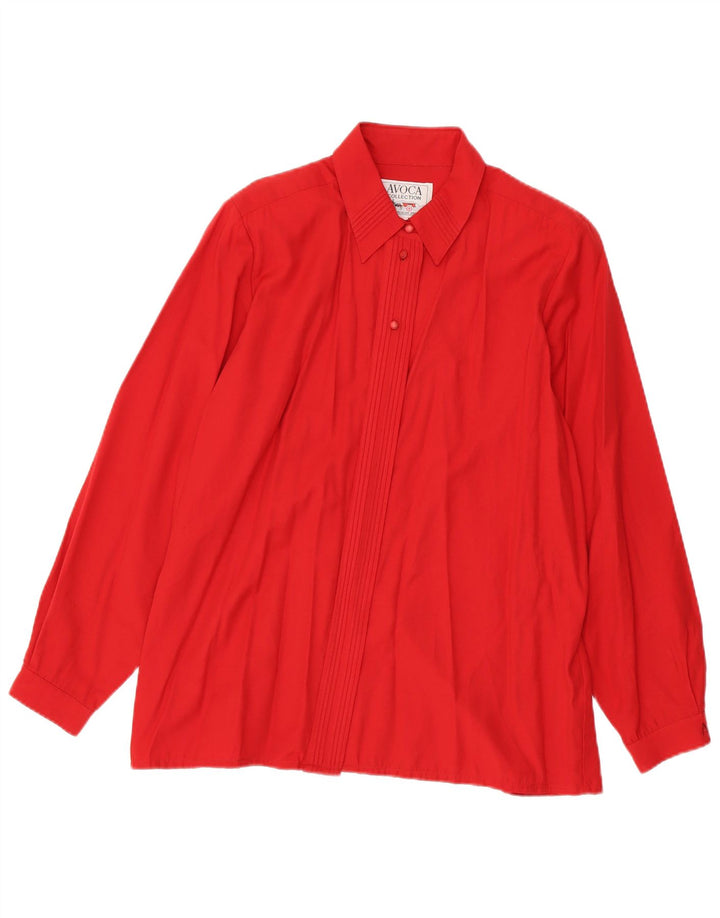 Avoca Γυναικείο Πουκάμισο Μπλούζα EU 44 XL Red Viscose