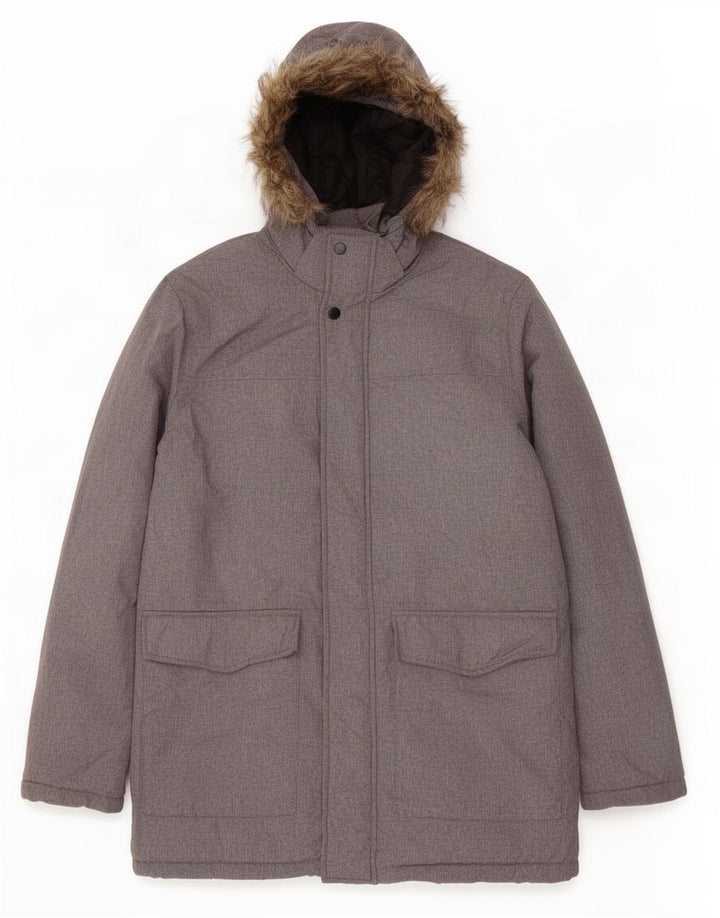 Jack & Jones Ανδρικό μπουφάν Parka με κουκούλα UK 38 Medium Grey
