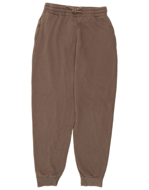 Zara Γυναικεία αθλητική φόρμα Παντελόνι Joggers UK 10 Small Brown Βαμβακερό